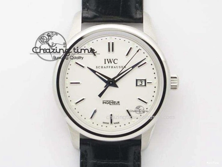 MIROTIME 0712 Pilot Chrono 377725 SS ZF 1:1 Best Edition White Dial on Black Leather Strap A Soft 7183